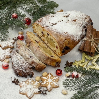 Классический Рождественский штоллен: пошаговый рецепт