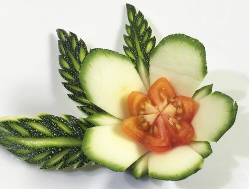 Карвинг для начинающих: учимся искусству создания шедевров из фруктов и овощей.