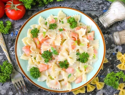 Паста с сёмгой в сливочном соусе: изысканный и нежный рецепт